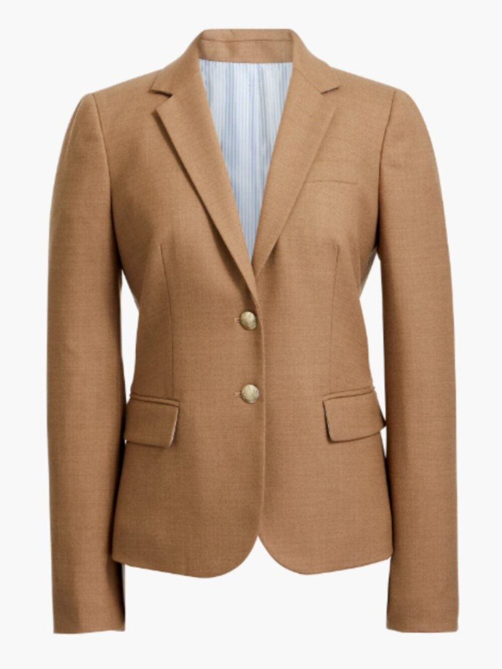 J. Crew Factory Camel Tan Wool Blazer